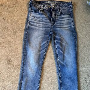 American Eagle Next Level Stretch Hi Rise Jegging Crop Size 12